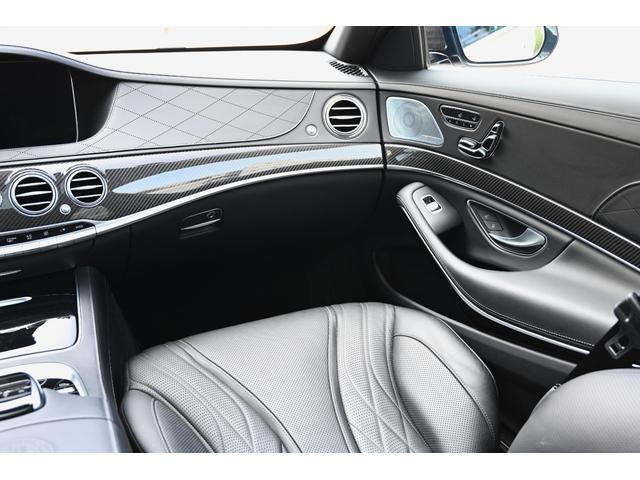 Sクラス S65 ロング 法人禁煙屋根保管正規ディーラー車W222後期AMG S65毎年ディーラー整備車両OPカラーダイヤモンドホワイトパールOPカーボンセラミックブレーキOPカーボンPKG(内装&外装)ショーファーPKG(71枚目)