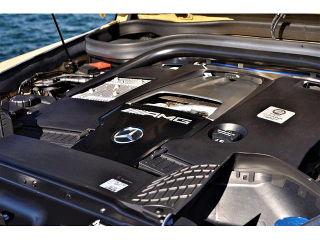 Gクラス G63 AMG世田谷特別オーダーモデル法人禁煙屋根保管左H特注オーダーカラーデザートサンドカーボンインテリア&ステアリングナイトパッケージエクスクルーシブPKG黒本革ベンチレーター22インチアルミディーラー(11枚目)