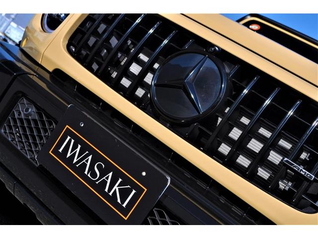 Gクラス G63 AMG世田谷特別オーダーモデル法人禁煙屋根保管左H特注オーダーカラーデザートサンドカーボンインテリア&ステアリングナイトパッケージエクスクルーシブPKG黒本革ベンチレーター22インチアルミディーラー(12枚目)