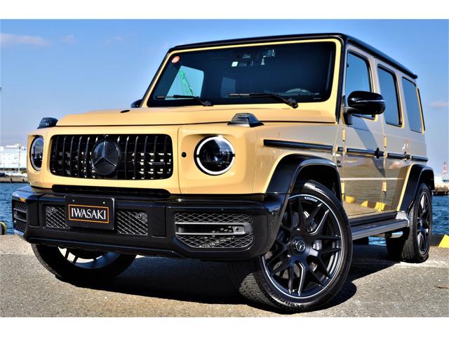 Gクラス G63 AMG世田谷特別オーダーモデル法人禁煙屋根保管左H特注オーダーカラーデザートサンドカーボンインテリア&ステアリングナイトパッケージエクスクルーシブPKG黒本革ベンチレーター22インチアルミディーラー(22枚目)