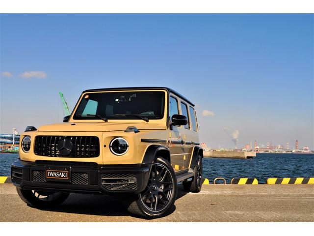 Gクラス G63 AMG世田谷特別オーダーモデル法人禁煙屋根保管左H特注オーダーカラーデザートサンドカーボンインテリア&ステアリングナイトパッケージエクスクルーシブPKG黒本革ベンチレーター22インチアルミディーラー(27枚目)