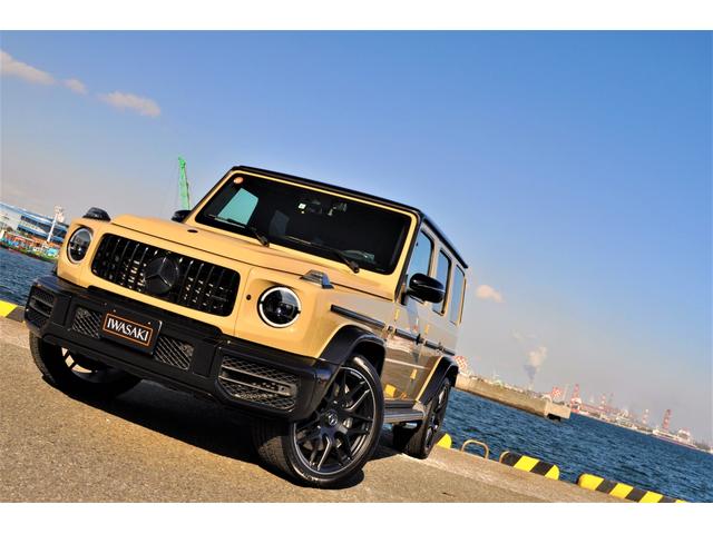 Gクラス G63 AMG世田谷特別オーダーモデル法人禁煙屋根保管左H特注オーダーカラーデザートサンドカーボンインテリア&ステアリングナイトパッケージエクスクルーシブPKG黒本革ベンチレーター22インチアルミディーラー(29枚目)