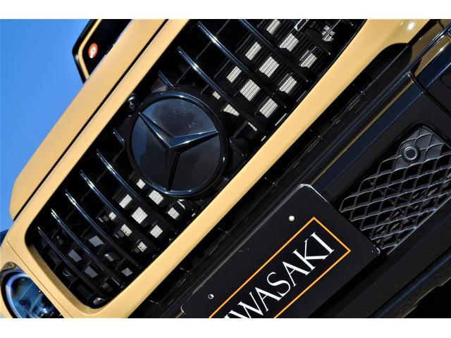 Gクラス G63 AMG世田谷特別オーダーモデル法人禁煙屋根保管左H特注オーダーカラーデザートサンドカーボンインテリア&ステアリングナイトパッケージエクスクルーシブPKG黒本革ベンチレーター22インチアルミディーラー(31枚目)