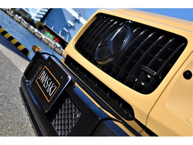 Gクラス G63 AMG世田谷特別オーダーモデル法人禁煙屋根保管左H特注オーダーカラーデザートサンドカーボンインテリア&ステアリングナイトパッケージエクスクルーシブPKG黒本革ベンチレーター22インチアルミディーラー(33枚目)