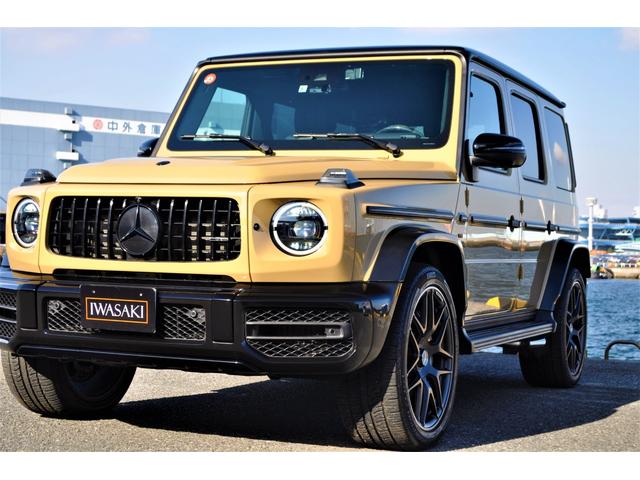 Gクラス G63 AMG世田谷特別オーダーモデル法人禁煙屋根保管左H特注オーダーカラーデザートサンドカーボンインテリア&ステアリングナイトパッケージエクスクルーシブPKG黒本革ベンチレーター22インチアルミディーラー(37枚目)