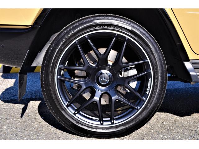 Gクラス G63 AMG世田谷特別オーダーモデル法人禁煙屋根保管左H特注オーダーカラーデザートサンドカーボンインテリア&ステアリングナイトパッケージエクスクルーシブPKG黒本革ベンチレーター22インチアルミディーラー(64枚目)