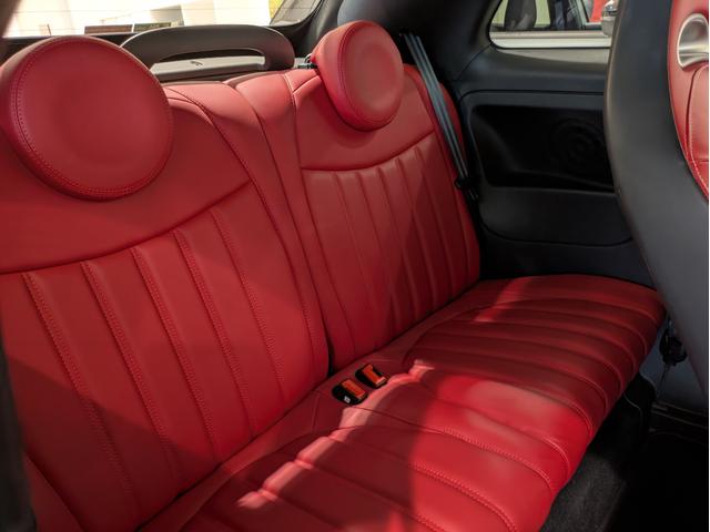 アバルト595C ツーリズモ MYS メイクユアスコーピオン 専用色 赤レザー カロッツェリアインダッシュナビ フルセグ バックカメラ Bluetooth パドルシフト キセノンヘッドライト 純正17インチアルミ ドラレコ ETC(13枚目)