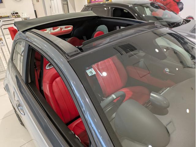 アバルト595C ツーリズモ MYS メイクユアスコーピオン 専用色 赤レザー カロッツェリアインダッシュナビ フルセグ バックカメラ Bluetooth パドルシフト キセノンヘッドライト 純正17インチアルミ ドラレコ ETC(29枚目)