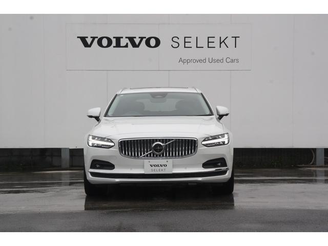 Ｖ９０ アルティメット　Ｂ５　元弊社試乗車　エアサス　サンルーフ　３６０度カメラ　レザー　キーレス　クルーズコントロール（2枚目）