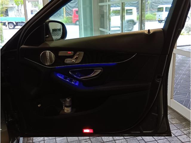 Ｃクラス Ｃ２２０ｄアバンギャルド　ＡＭＧライン　１オーナー　ディーラー記録Ｒ１．２．３．４．５あり　レザーエクスクルーシブＰＫＧ　ブラックレザーシート　パノラミックスライディングルーフ　ヘッドアップディスプレイ　アンビエントライト（23枚目）