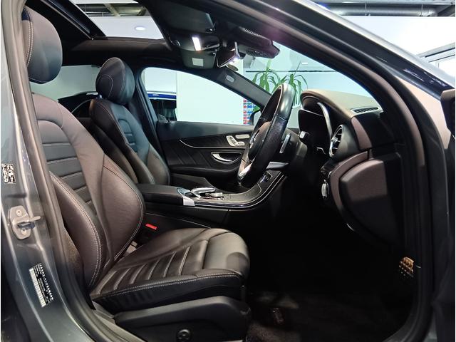 Ｃクラス Ｃ２２０ｄアバンギャルド　ＡＭＧライン　１オーナー　ディーラー記録Ｒ１．２．３．４．５あり　レザーエクスクルーシブＰＫＧ　ブラックレザーシート　パノラミックスライディングルーフ　ヘッドアップディスプレイ　アンビエントライト（31枚目）