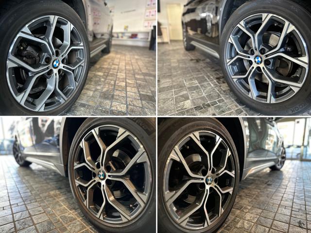 X1 xDrive 18d xライン ハイラインPKG モカレザー 木目調インパネ シートヒーター ACC パワーバックドア(フットオープナー) 1オーナー バックカメラ 前後ドラレコ ディーラー整備記録簿付 R4/5/6/7 スペアキー(8枚目)