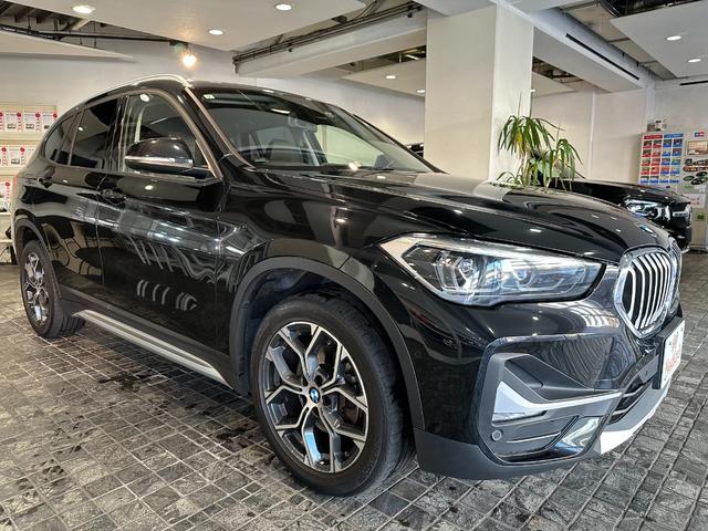 X1 xDrive 18d xライン ハイラインPKG モカレザー 木目調インパネ シートヒーター ACC パワーバックドア(フットオープナー) 1オーナー バックカメラ 前後ドラレコ ディーラー整備記録簿付 R4/5/6/7 スペアキー(9枚目)