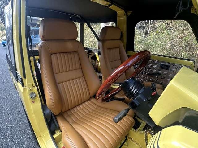 ジムニー  SJ30FKハーフメタル2スト新品MTタイヤ 走行37200キロ 幌 テリー伊藤(5枚目)