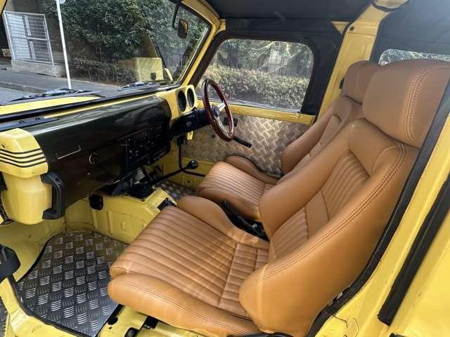 ジムニー  SJ30FKハーフメタル2スト新品MTタイヤ 走行37200キロ 幌 テリー伊藤(9枚目)