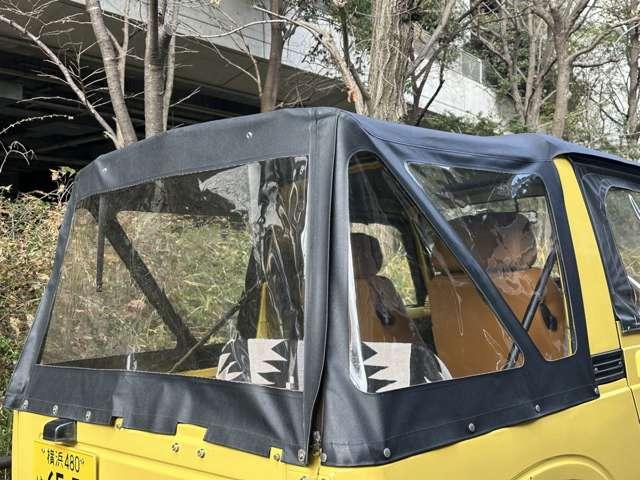 ジムニー  SJ30FKハーフメタル2スト新品MTタイヤ 走行37200キロ 幌 テリー伊藤(15枚目)