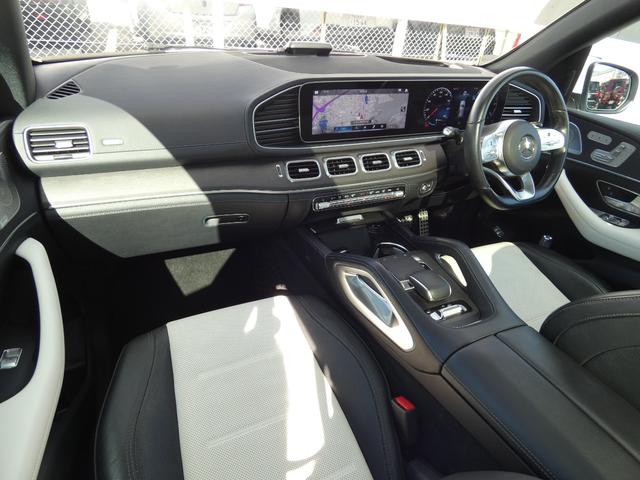 GLE GLE400d 4マチックスポーツ RSP パノラマSR ツートンナッパ革 ベンチレーション シートヒーター HUD 純正MBUXメモリーナビ 地デジ 360°カメラ Burmester 純正20AW 7人乗り 禁煙 正規D車(8枚目)