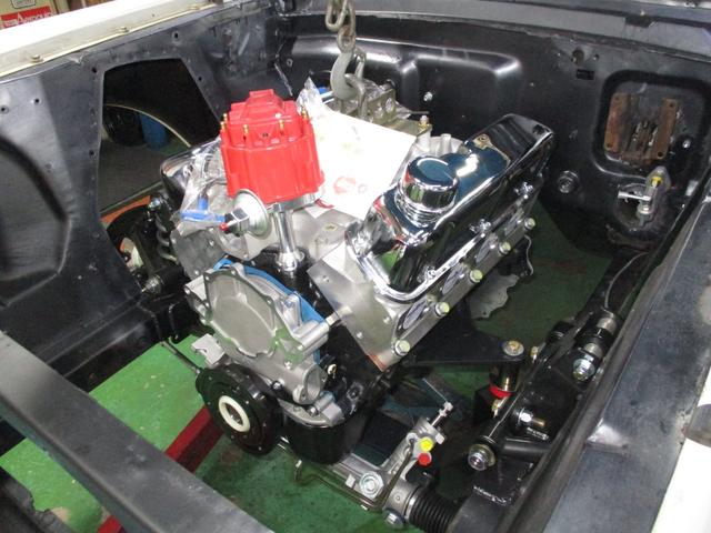 マスタング 　プライムワークス・３４７エンジン・５速マニュアル・クロスミッション・エアコン・ラック＆ピニオンＰ／Ｓ・ＷＩＬＷＯＯＤディスクブレーキ前後・サイドブレーキハンドル（８６）・ＬＳＤ・ＦＯＲＤ９（39枚目）