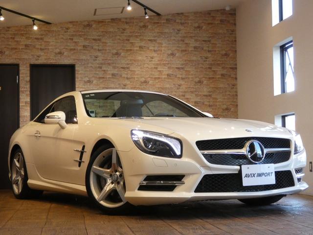 ＳＬ ＳＬ３５０ブルーエフィシェンシー　当店下取車　左Ｈ　レーダーセーフティＰＫＧ　ＡＭＧスポーツＰＫＧ　マジックスカイルーフ　黒革　ナビ　ＴＶ　Ｂカメラ　ＰＴＳ　ディストロ　パワーシート　ヒーター　キセノン　ＡＭＧ１９ＡＷ（2枚目）