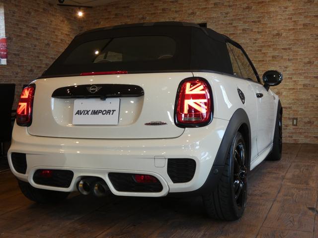 ＭＩＮＩ ジョンクーパーワークス　コンバーチブル　弊社買取車　後期　８速ＡＴ　Ｙｏｕｒｓブラックソフトトップ　茶革　ナビ　Ｂカメラ　ＰＴＳ　ＡＣＣ　ＨＵＤ　シートヒーター　ＬＥＤライト　ＲＥＭＵＳマフラー　ジョンクーパーワークス専用１７ＡＷ（38枚目）