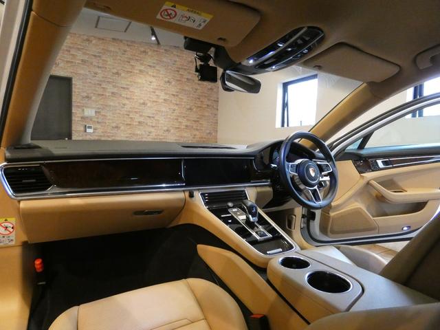 パナメーラ 4 4 ベージュ革 PCMナビ Bカメラ PAS クルコン パワーシート シートヒーター エントリードライブ パワーテールゲート マトリクスLEDヘッドライト 21AW(8枚目)