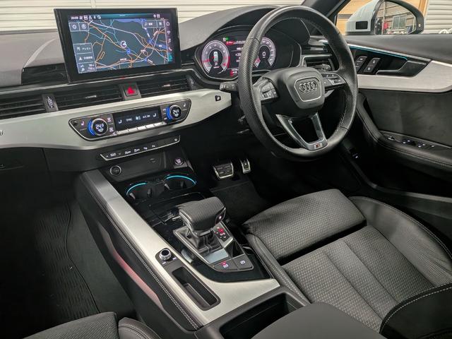 A4アバント 45TFSIクワトロ Sライン 後期 弊社買取直販 1オーナー パノラマSR 黒半革 ナビ TV 全周カメラ APS ACC パワーシート ヒーター アドバンスドキー パワートランク マトリクスLEDライト 18AW(15枚目)