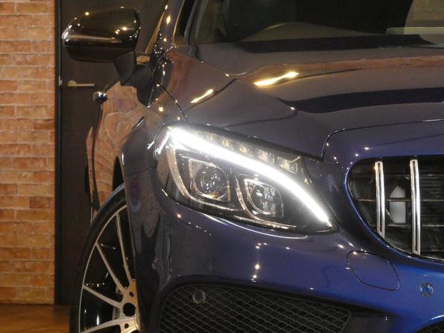 Ｃクラス Ｃ４３　４マチッククーペ　当店下取車　９ＡＴ　ＲＳＰ　ディストロ　黒革　ナビ　ＴＶ　Ｂカメラ　ＰＴＳ　Ｂｕｒｍｅｓｔｅｒ　キーレスゴー　クルコン　ＬＥＤライト　パナメリカーナグリル　ＡＭＧ１９ＡＷ（3枚目）