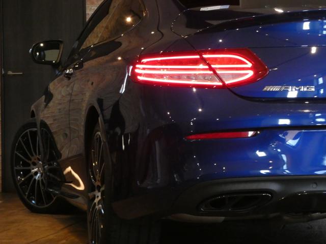 Ｃクラス Ｃ４３　４マチッククーペ　当店下取車　９ＡＴ　ＲＳＰ　ディストロ　黒革　ナビ　ＴＶ　Ｂカメラ　ＰＴＳ　Ｂｕｒｍｅｓｔｅｒ　キーレスゴー　クルコン　ＬＥＤライト　パナメリカーナグリル　ＡＭＧ１９ＡＷ（7枚目）