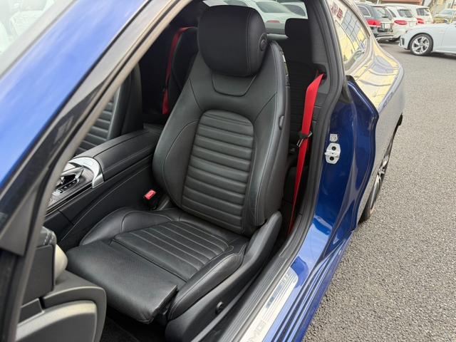 Ｃクラス Ｃ４３　４マチッククーペ　当店下取車　９ＡＴ　ＲＳＰ　ディストロ　黒革　ナビ　ＴＶ　Ｂカメラ　ＰＴＳ　Ｂｕｒｍｅｓｔｅｒ　キーレスゴー　クルコン　ＬＥＤライト　パナメリカーナグリル　ＡＭＧ１９ＡＷ（32枚目）