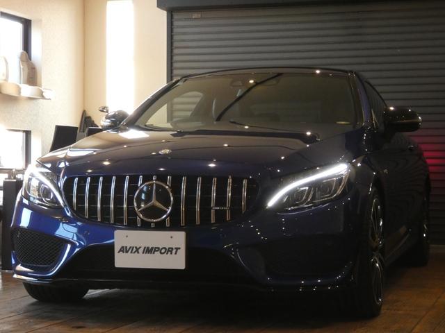 Ｃクラス Ｃ４３　４マチッククーペ　当店下取車　９ＡＴ　ＲＳＰ　ディストロ　黒革　ナビ　ＴＶ　Ｂカメラ　ＰＴＳ　Ｂｕｒｍｅｓｔｅｒ　キーレスゴー　クルコン　ＬＥＤライト　パナメリカーナグリル　ＡＭＧ１９ＡＷ（37枚目）