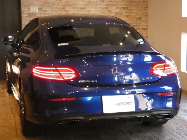 Ｃクラス Ｃ４３　４マチッククーペ　当店下取車　９ＡＴ　ＲＳＰ　ディストロ　黒革　ナビ　ＴＶ　Ｂカメラ　ＰＴＳ　Ｂｕｒｍｅｓｔｅｒ　キーレスゴー　クルコン　ＬＥＤライト　パナメリカーナグリル　ＡＭＧ１９ＡＷ（40枚目）