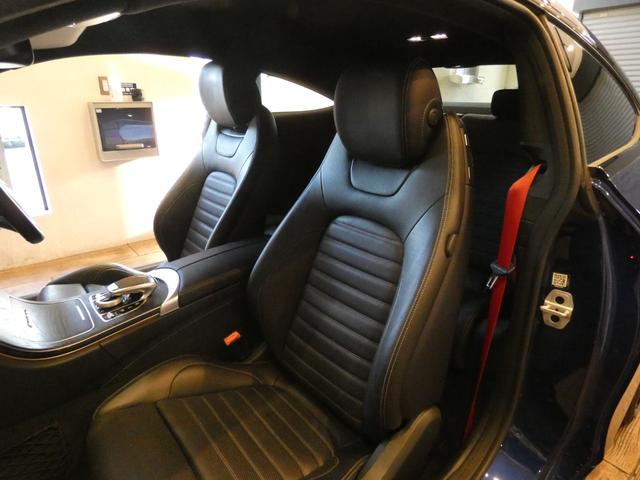Ｃクラス Ｃ４３　４マチッククーペ　当店下取車　９ＡＴ　ＲＳＰ　ディストロ　黒革　ナビ　ＴＶ　Ｂカメラ　ＰＴＳ　Ｂｕｒｍｅｓｔｅｒ　キーレスゴー　クルコン　ＬＥＤライト　パナメリカーナグリル　ＡＭＧ１９ＡＷ（52枚目）