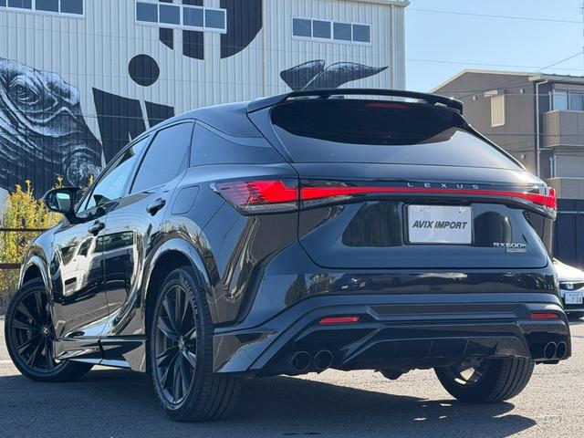 RX RX500h Fスポーツパフォーマンス 新車保証 弊社買取車 1オーナー 禁煙 ガレージ保管 TRDエアロ&マフラー LSS ムーンルーフ 黒半革 ナビ TV 全周C ACC HUD LEDライト 21AW(2枚目)