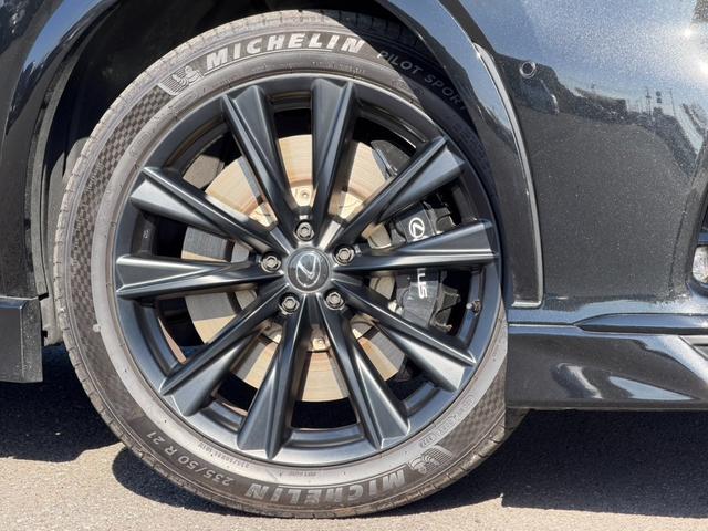 RX RX500h Fスポーツパフォーマンス 新車保証 弊社買取車 1オーナー 禁煙 ガレージ保管 TRDエアロ&マフラー LSS ムーンルーフ 黒半革 ナビ TV 全周C ACC HUD LEDライト 21AW(6枚目)