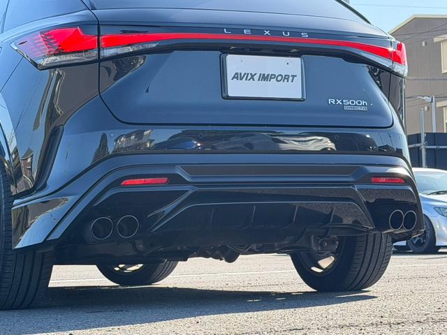 RX RX500h Fスポーツパフォーマンス 新車保証 弊社買取車 1オーナー 禁煙 ガレージ保管 TRDエアロ&マフラー LSS ムーンルーフ 黒半革 ナビ TV 全周C ACC HUD LEDライト 21AW(10枚目)