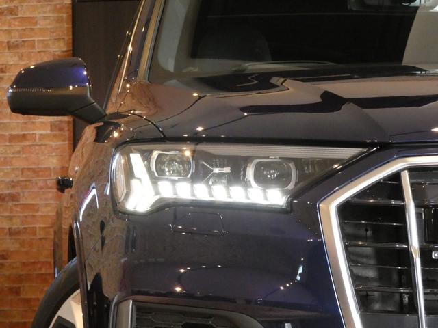 Ｑ７ ５５ＴＦＳＩクワトロ　Ｓライン　後期　１オナ　禁煙　７人乗　プレミアムＰＫＧ　オールホイールステア　ＰＳＲ　ＨＤマトリクスＬＥＤ　黒革　ナビ　ＴＶ　全周カメラ　ＡＣＣ　　前後ソナー　Ｂ＆Ｏ　Ｄインナーミラー　パワートランク　２１ＡＷ（3枚目）
