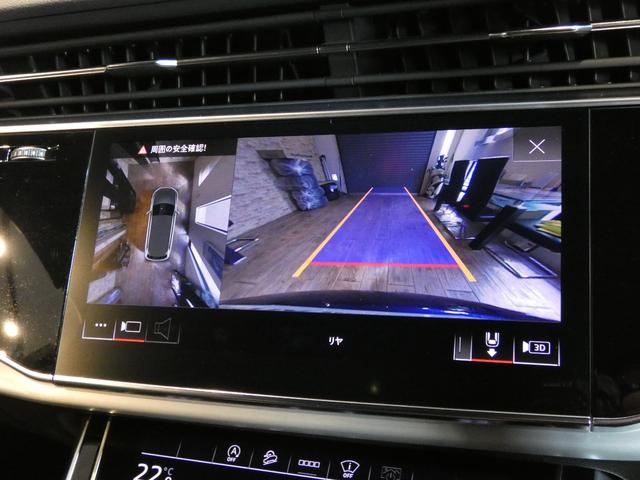 Ｑ７ ５５ＴＦＳＩクワトロ　Ｓライン　後期　１オナ　禁煙　７人乗　プレミアムＰＫＧ　オールホイールステア　ＰＳＲ　ＨＤマトリクスＬＥＤ　黒革　ナビ　ＴＶ　全周カメラ　ＡＣＣ　　前後ソナー　Ｂ＆Ｏ　Ｄインナーミラー　パワートランク　２１ＡＷ（13枚目）