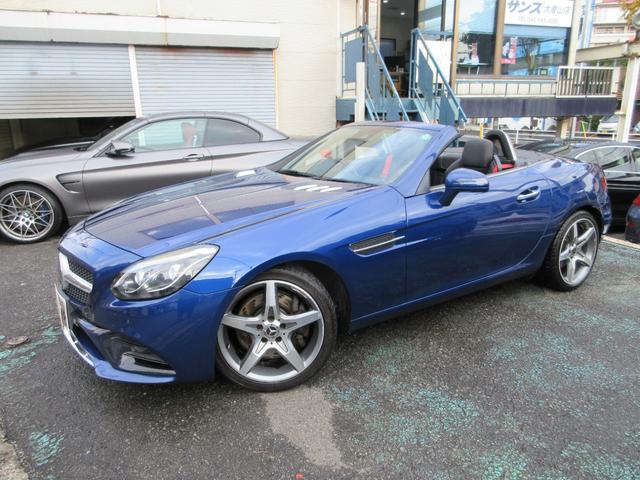 SLC SLC180 スポーツ 整備記録 純正ナビ バックカメラ TV 18インチアルミ 黒革シートヒーター ETC スペアキー(3枚目)