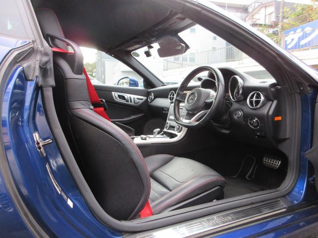 SLC SLC180 スポーツ 整備記録 純正ナビ バックカメラ TV 18インチアルミ 黒革シートヒーター ETC スペアキー(18枚目)