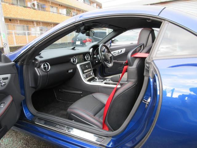 SLC SLC180 スポーツ 整備記録 純正ナビ バックカメラ TV 18インチアルミ 黒革シートヒーター ETC スペアキー(23枚目)