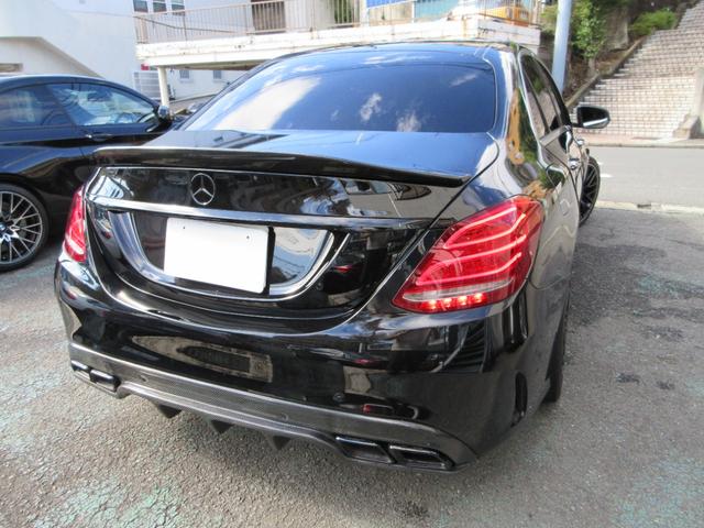 Cクラス C63 S パナメリカーナグリル ブルメスター 純正ナビ バックカメラ ヘッドアップディスプレイ カーボンパーツ 黒革シートヒーター ETC ドラレコ(8枚目)