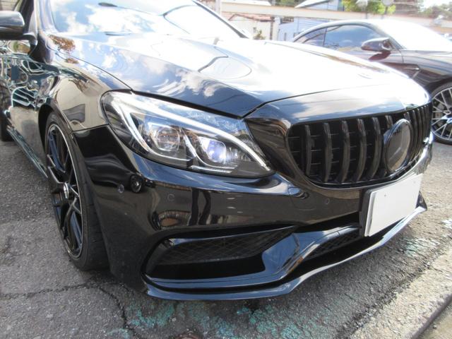 Cクラス C63 S パナメリカーナグリル ブルメスター 純正ナビ バックカメラ ヘッドアップディスプレイ カーボンパーツ 黒革シートヒーター ETC ドラレコ(16枚目)