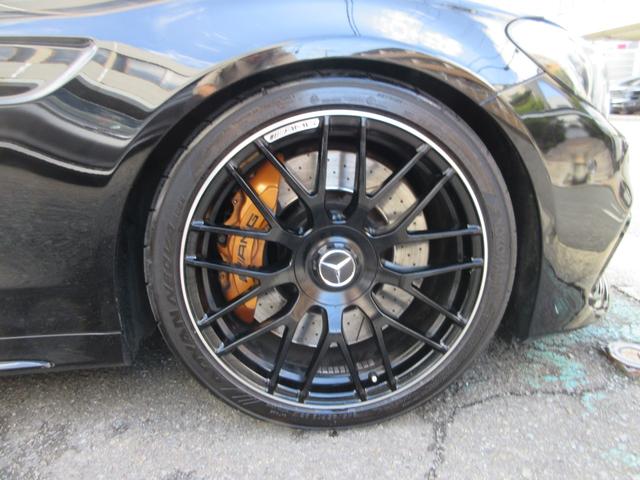 Cクラス C63 S パナメリカーナグリル ブルメスター 純正ナビ バックカメラ ヘッドアップディスプレイ カーボンパーツ 黒革シートヒーター ETC ドラレコ(24枚目)