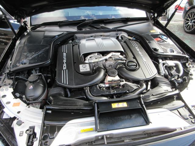 Cクラス C63 S パナメリカーナグリル ブルメスター 純正ナビ バックカメラ ヘッドアップディスプレイ カーボンパーツ 黒革シートヒーター ETC ドラレコ(27枚目)