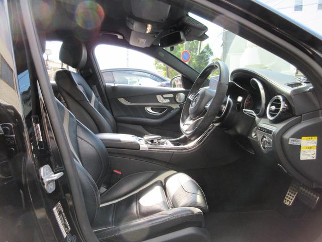 Cクラス C63 S パナメリカーナグリル ブルメスター 純正ナビ バックカメラ ヘッドアップディスプレイ カーボンパーツ 黒革シートヒーター ETC ドラレコ(31枚目)