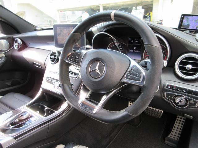 Cクラス C63 S パナメリカーナグリル ブルメスター 純正ナビ バックカメラ ヘッドアップディスプレイ カーボンパーツ 黒革シートヒーター ETC ドラレコ(47枚目)