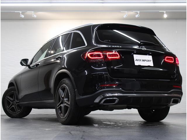 GLC GLC220d 4マチック AMGライン 後期型 パノラミックR 黒半革 全席シートヒーター 純正HDDナビ MBUX 全周カメラ レーダーセーフティPKG マルチビームLED キーレスゴー フットトランクオープナー 専用19AW 禁煙(2枚目)