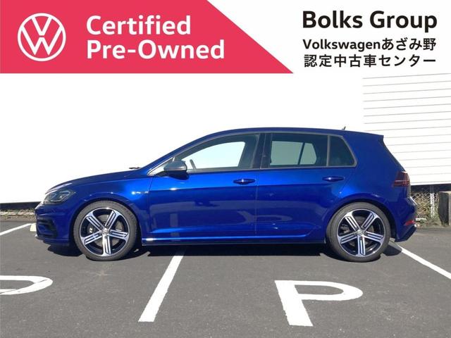 ゴルフＲ ベースグレード　認定中古車　４モーション（ＡＷＤ）　ＤＣＣ（アダプティブシャシコントロール）　アダプティブクルーズコントロール　レーンアシスト　ブラインドスポットセンサー　本革シート　シートヒーター　純正ナビＴＶ（3枚目）