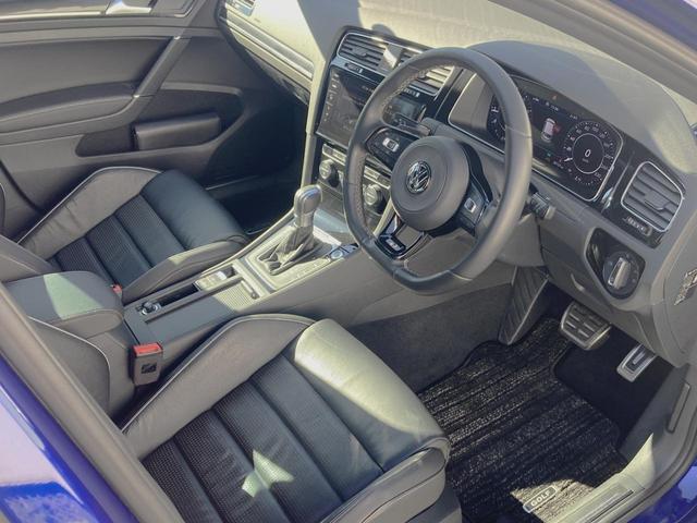 ゴルフＲ ベースグレード　認定中古車　４モーション（ＡＷＤ）　ＤＣＣ（アダプティブシャシコントロール）　アダプティブクルーズコントロール　レーンアシスト　ブラインドスポットセンサー　本革シート　シートヒーター　純正ナビＴＶ（9枚目）