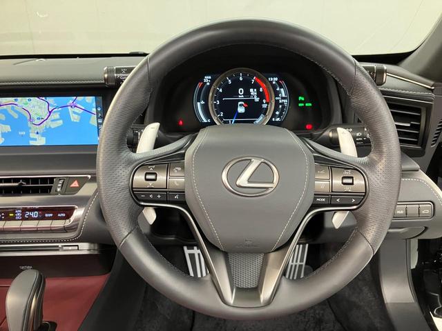 ＬＣ ＬＣ５００　コンバーチブル　セミアニリン本革シート　２１インチアルミホイールタンゾウ　オレンジブレーキキャリパー　カラーヘッドアップディスプレイ　マークレビンソンプレミアムサラウンドサウンドシステム（8枚目）